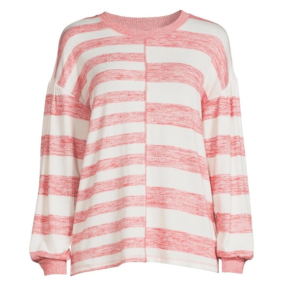 Time & Tru Hacci Knit Pullover Oversized Small - Picture 1 of 14